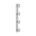 Spejllampe AQUA HOLLYWOOD SPL 4-flammer, CCT Switch GU10 IP44, chrom 
