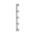 Spejllampe AQUA HOLLYWOOD SPL 5-flammer, CCT Switch GU10 IP44, chrom 