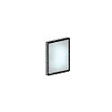 Spejllampe DONNA LED firkantet, CCT Switch GX53 IP44, s�lv 