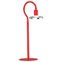 LED Bordlampe SIMPLESSA, 5W, GU10, 2700K, 350lm, chrom/r�d