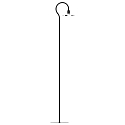 LED Standerlampe SIMPLESSA, 8W, GU10, 2700K, 650lm, sort/chrom