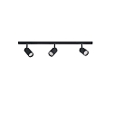 1-faset spot DESIGNLINE TUBE KIT s�t med 3 GU10, sort