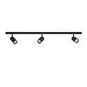 1-faset spot DESIGNLINE TUBE KIT s�t med 3 GU10, sort