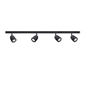 1-faset spot DESIGNLINE BELL KIT s�t med 4 GU10, sort