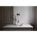 Lumexx pendant luminaire EASY LENS Dim-To-Warm, with lens optics IP20, black dimmable