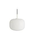 pendant luminaire CUSCINO LARGE E27 IP20, brass, black