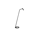 floor lamp ANTIDARK FLOOR F1 IP20, black dimmable