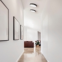 Lumexx ceiling luminaire MOON C450 LED IP20, black dimmable