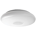 V�g- og Loftlampe MUSE RGB+CCT+DIM CCT Switch, RGBW, kan styres via Matter, buet IP54/IP20, hvid d�mpbar