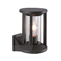 Udend�rs wall luminaire CILLO E27 IP65, sort d�mpbar