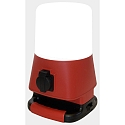 Megatron LED Arbejdslampe HELFA 360� Lys p� byggepladsen, 40W, 5000K, 4000lm, IP54, r�d