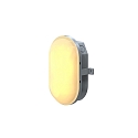 Fugtt�t armatur ZELLA NEO oval, slagfast, omskiftelig, multipower IP54, gr� 