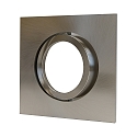 Indbygnings loftlampe DECOCLIC 68MM / GU10 + GU5.3 firkantet, svingbar GU10 IP20, jern b�rstet d�mpbar