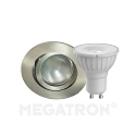 Downlight DECOCLIC rund, d�mpbar GU10 IP20, jern b�rstet d�mpbar