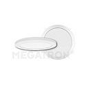 overflade- / indbygningslampe PANO CCT DIM ROUND rund, CCT Switch IP20, hvid d�mpbar