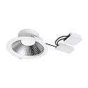 Indbygnings loftlampe FILA DALI FR 90� � 225MM rund, stiv, DALI styrbar, omskiftelig IP54, hvid mat 