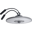 Megatron Spot p� hallen HELA DALI2 DALI styrbar, slagfast, flimmerfri IP65, gr�, sort d�mpbar