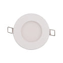 Indbygget downlight LED PANEL FLAT 85 R SCCT DIM C rund, CCT Switch IP44, hvid d�mpbar