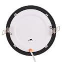 nobil� Indbygget downlight LED PANEL FLAT 145 R SCCT MP rund, CCT Switch, omskiftelig, multipower IP44, sort 