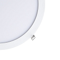 nobil� Indbygget downlight LED PANEL FLAT 300 R 840 350MA PRISM rund, UGR < 19, ekskl. str�mforsyning IP20, hvid d�mpbar