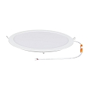 nobil� Indbygget downlight LED PANEL FLAT 300 R 840 350MA PRISM rund, UGR < 19, ekskl. str�mforsyning IP20, hvid d�mpbar