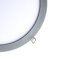 nobil� Indbygget downlight LED PANEL FLAT 300 R 840 350MA PRISM rund, UGR < 19, ekskl. str�mforsyning IP20, mat, titan d�mpbar