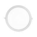 Indbygget downlight LED PANEL FLAT 300 R 830 350MA PRISM rund, UGR < 19, ekskl. str�mforsyning IP20, mat, titan d�mpbar