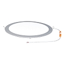 nobil� Indbygget downlight LED PANEL FLAT 300 R 830 350MA PRISM rund, UGR < 19, ekskl. str�mforsyning IP20, mat, titan d�mpbar