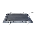 nobil� recessed downlight LED PANEL FLAT 300 Q 840 350MA PRISM square, UGR < 19, excl. LED driver IP20, mat, titanium dimmable