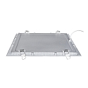 nobil� Indbygget downlight LED PANEL FLAT 300 Q 830 350MA PRISM firkantet, UGR < 19, ekskl. str�mforsyning IP20, mat, titan d�mpbar