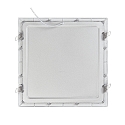 nobil� Indbygget downlight LED PANEL FLAT 300 Q 830 350MA PRISM firkantet, UGR < 19, ekskl. str�mforsyning IP20, mat, titan d�mpbar