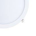 nobil� Indbygget downlight LED PANEL FLAT 300 R SCCT 350MA PRISM rund, CCT Switch, UGR < 19, ekskl. str�mforsyning IP20, hvid d�mpbar