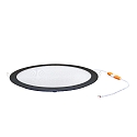nobil� Indbygget downlight LED PANEL FLAT 300 R SCCT 350MA PRISM rund, CCT Switch, UGR < 19, ekskl. str�mforsyning IP20, sort d�mpbar