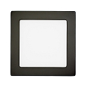 overflade downlight LED PANEL FLAT 170 Q SCCT MP firkantet, CCT Switch, omskiftelig, multipower IP44, sort 