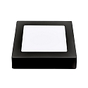 nobil� overflade downlight LED PANEL FLAT 170 Q SCCT MP firkantet, CCT Switch, omskiftelig, multipower IP44, sort 