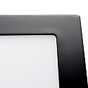 nobil� overflade downlight LED PANEL FLAT 170 Q SCCT DIM firkantet, CCT Switch IP44, sort d�mpbar