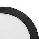 nobil� overflade downlight LED PANEL FLAT 170 R SCCT MP rund, CCT Switch, omskiftelig, multipower IP44, sort 