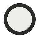 overflade downlight LED PANEL FLAT 170 R SCCT DIM C rund, CCT Switch IP44, sort d�mpbar
