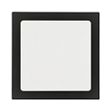 overflade downlight LED PANEL FLAT 220 Q SCCT DIM C firkantet, CCT Switch IP44, sort d�mpbar