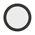 overflade downlight LED PANEL FLAT 220 R SCCT DIM C rund, CCT Switch IP44, sort d�mpbar