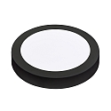 nobil� overflade downlight LED PANEL FLAT 220 R SCCT DIM C rund, CCT Switch IP44, sort d�mpbar
