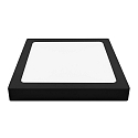 nobil� overflade downlight LED PANEL FLAT 300 Q SCCT MP firkantet, CCT Switch, omskiftelig, multipower IP44, sort 