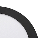 nobil� overflade downlight LED PANEL FLAT 300 R SCCT MP rund, CCT Switch, omskiftelig, multipower IP44, sort 