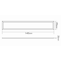 nobil� LED panel LED PANEL R3SP DALI styrbar, tunable white, UGR < 19, d�mpbar 41W 4500 - 4800lm 2700 - 6500K 90� 90� CRI > 80