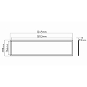 nobil� LED Pendel LED PANEL FLAT R2 med Uplight, 40W 3000K, d�mpbar 1-10V, med driftsindretningen