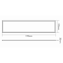 LED Pendel LED PANEL FLAT R1S med Uplight, 40W, ikke d�mpbar, neutral hvid