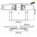 nobil Accessories for LINEAR LED PANEL Built-in spring, set of 2