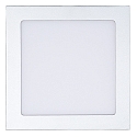 Indbygget downlight LED PANEL FLAT 130 Q DTW 350MA OPAL firkantet, Dim-To-Warm, ekskl. str�mforsyning IP20, mat, titan d�mpbar