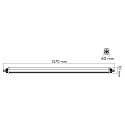 nobil� Fugtt�t armatur 150 IP65, gr� 