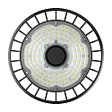 hall spot F260 SI round LED IP65, black 